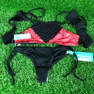 New NWT Maylana Swim Bikini Set Top Bottom Beach